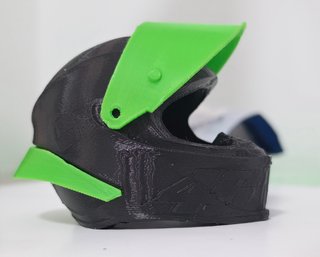 Casco Impreso en 3D Valentino Rossi visera movible