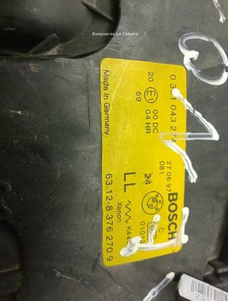 Bmw 23105034 faro derecho 7 (e38)