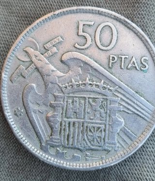 8 Monedas 50 Pesetas Franco 1957