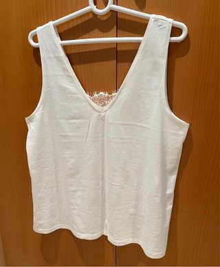 Camiseta Blanca tirantes con Encaje