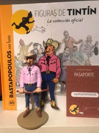 Figura Tintín Rastapopoulos - Colección Oficial