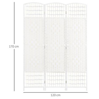 Biombo de 3 Paneles Plegable para Interiores