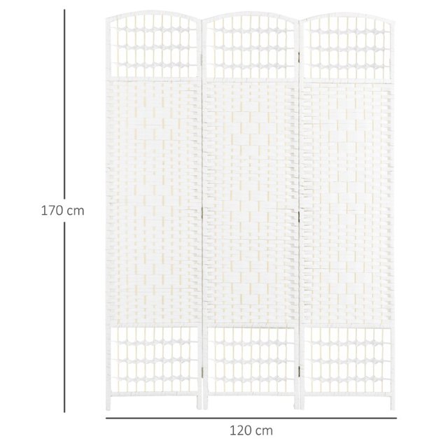 Biombo de 3 Paneles Plegable para Interiores