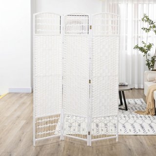 Biombo de 3 Paneles Plegable para Interiores