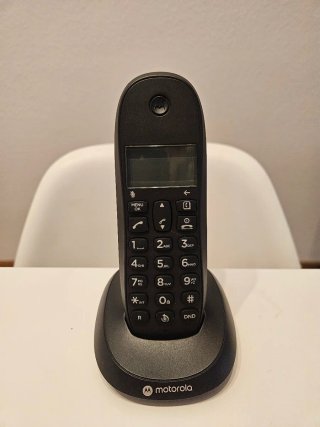 Teléfono Inalámbrico Motorola Negro