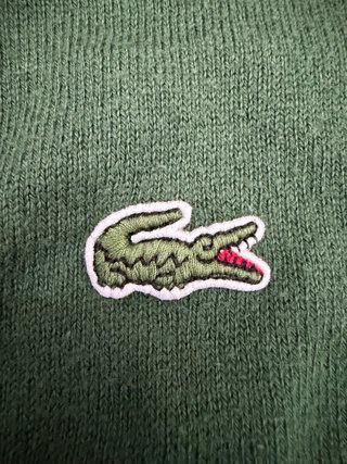 Cárdigan Lacoste Verde Talla L