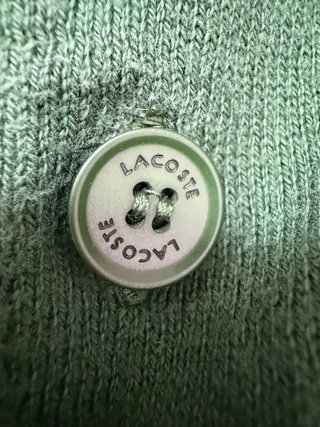 Cárdigan Lacoste Verde Talla L