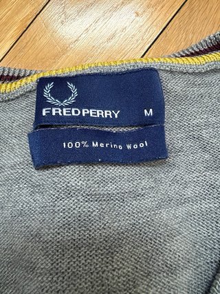 Jersey Fred Perry Gris Talla S