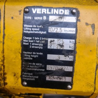 Polipasto Cadena VERLINDE 250kg