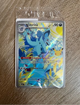 Carte Pokémon Promo Nidorina e Energie - ITA