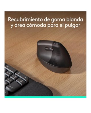 Logitech Lift Ratón Ergonómico Vertical Inalámbric