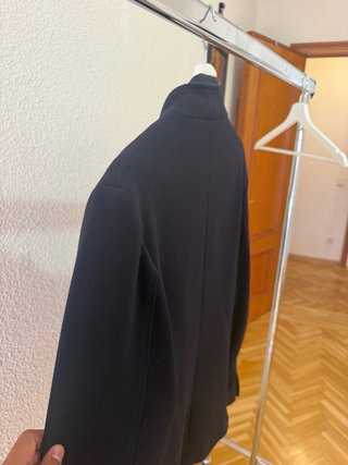 Traje azul con chaleco