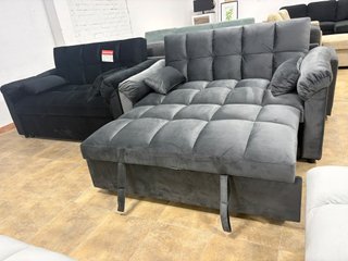 sofa cama matrimonial 2 plazas 161cm terciopelo