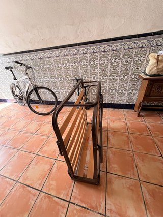 Somier Plegable con Ruedas y Lamas de Madera