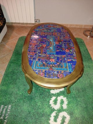 Tavolino da salotto vintage custom