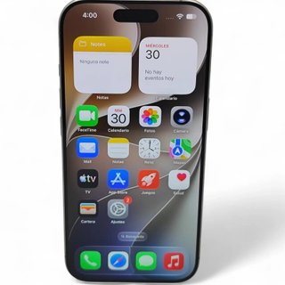 IPHONE 16 PRO 256GB COLOR TITANIO 87% SALUD BATERÍA + CAJA