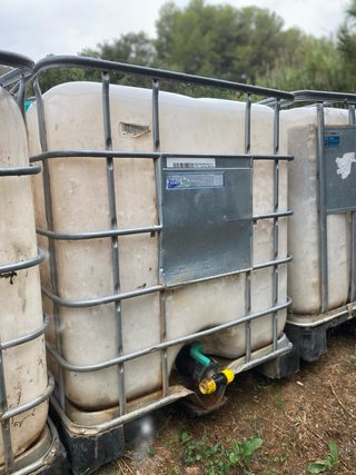 Depósito de agua IBC 1000L