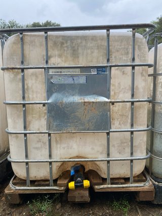 Depósito de agua IBC 1000L