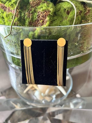 Pendientes Largos Dorados