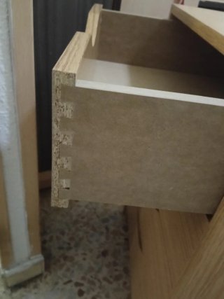 Cajonera Roble de 4 cajones