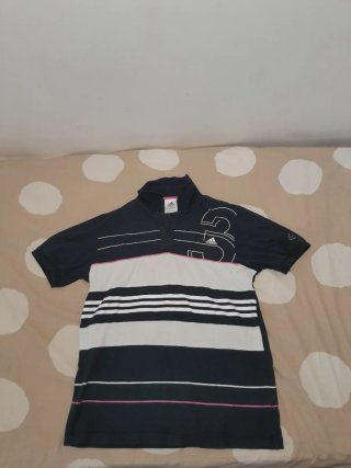 Polo Adidas Talla M Rayas