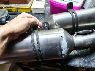 Akrapovic Dual doble Slip On Yamaha TDM 900
