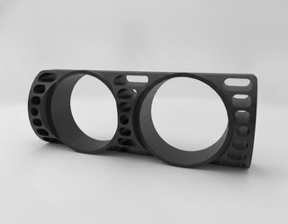 Soporte 2 Relojes 60mm Aireador BMW E30