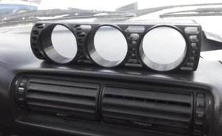 Soporte 2 Relojes 60mm Aireador BMW E30
