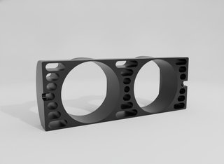 Soporte 2 Relojes 60mm Aireador BMW E30