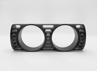 Soporte 2 Relojes 60mm Aireador BMW E30