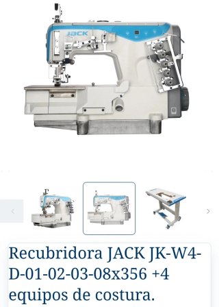 Recubridora Industrial JACK JK-W4