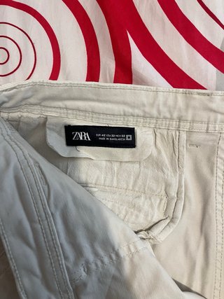 Pantalón Cargo Beige