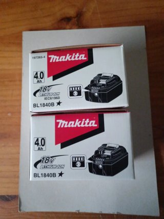 BATERÍAS MAKITA 18 V / 4.0 AH MODELO BL 1840B