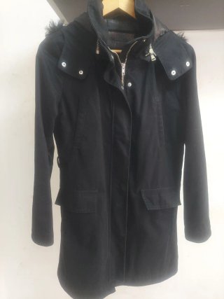 Chaqueta de mujer ante negra massimo dutti L