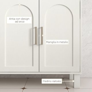 Móvil Sottolavabo para Baño de 2 Puertas