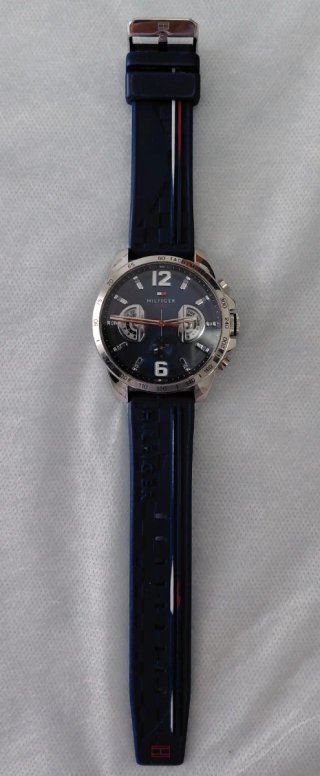 Reloj Tommy Hilfiger Azul y Plateado