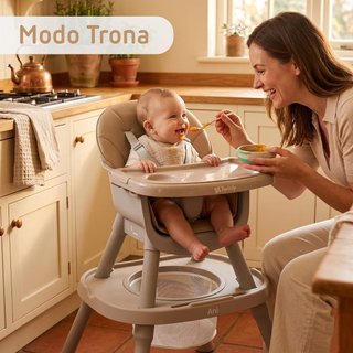 Trona Evolutiva multifunción con arnés ANI 2 en 1