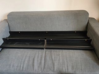 3 Estanterías negras Ikea (Mosslanda)