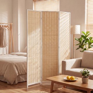 Biombo Interior de 3 Paneles Plegable