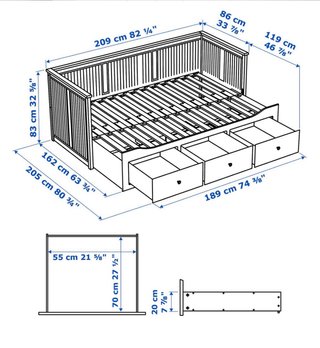 Cama extensible IKEA