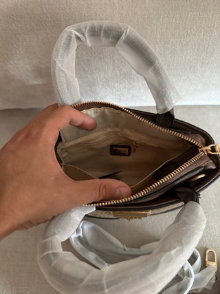 Bolso Guess Original Beige y Marrón