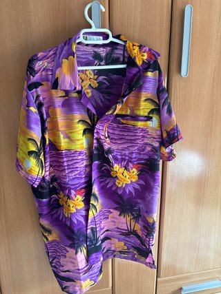Camisa Hawaiana Estampada
