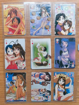 Baraja Póker Love Hina Anime Completa 54 Cartas