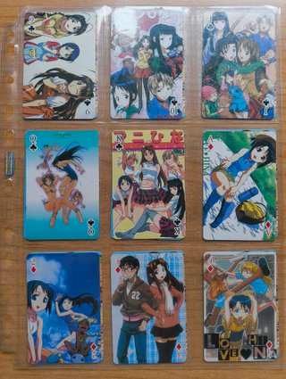 Baraja Póker Love Hina Anime Completa 54 Cartas