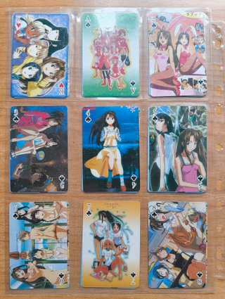 Baraja Póker Love Hina Anime Completa 54 Cartas