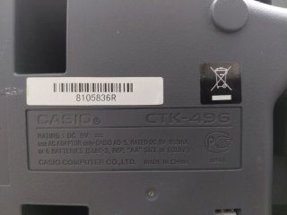 Teclado Casio CTK-496