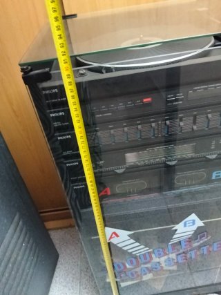 Torre de música Philips Radio Doble Cassette