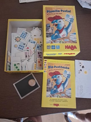 Juego de mesa Plumilla Postal HABA