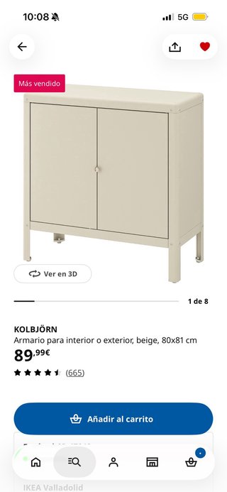 Mueble de Almacenaje  Exterior Metálico