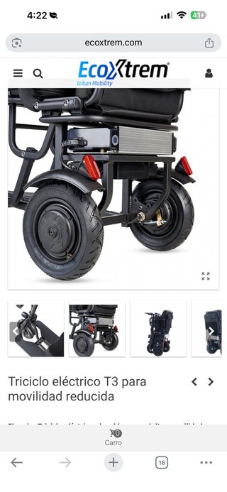 Scooter movilidad eléctrico – Como nuevo- 1 mes